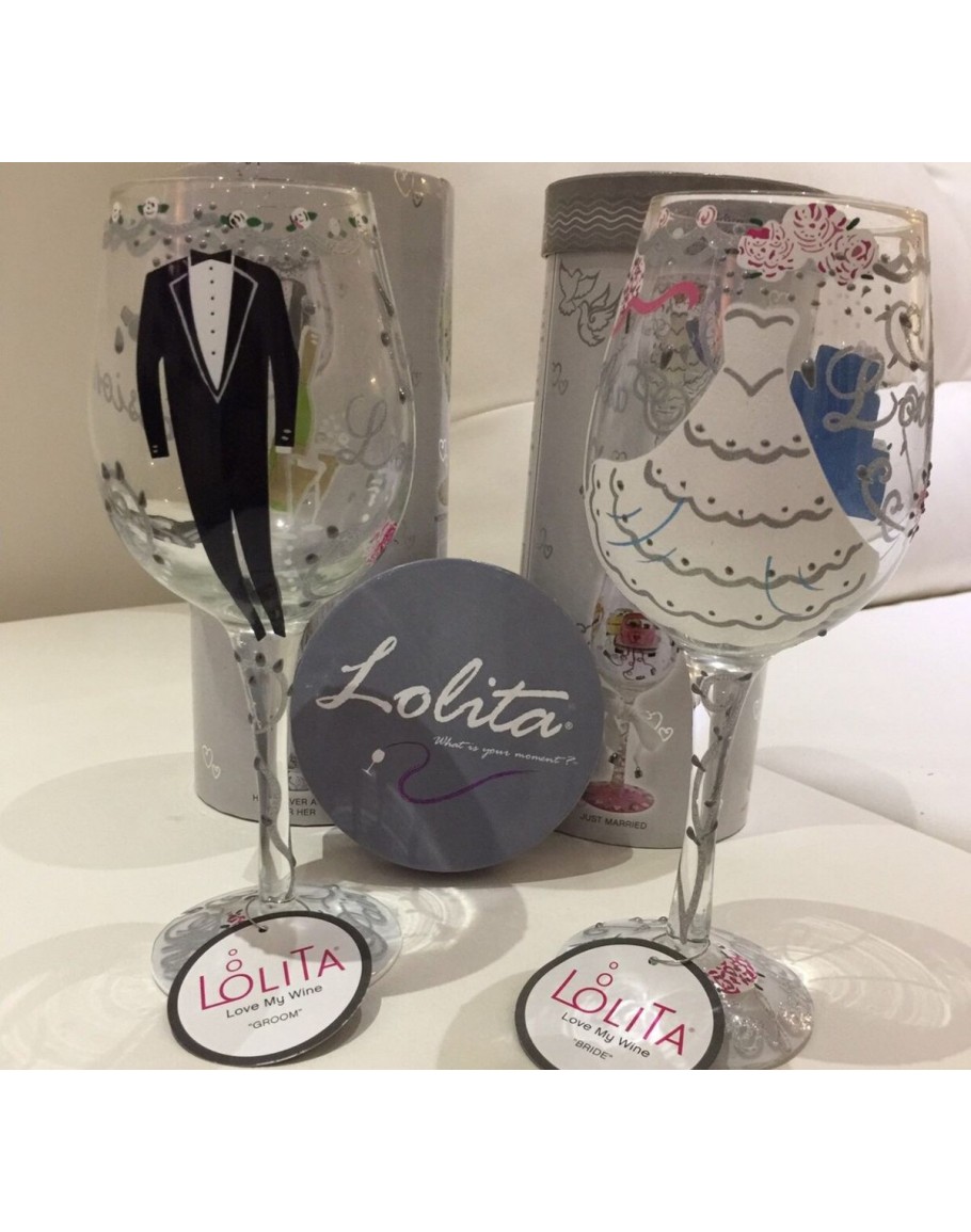 Lolita 4056858 Butterfly Wishies Bicchiere da Vino 8.5x8.5x22.5 cm Multicolore 